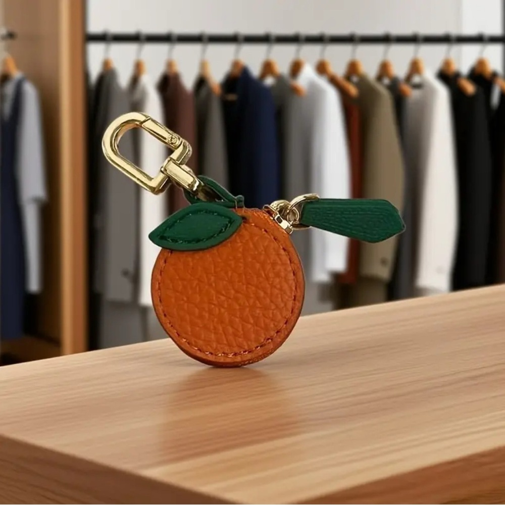 Orange Purse Charm Keychain - Picture 5 of 9